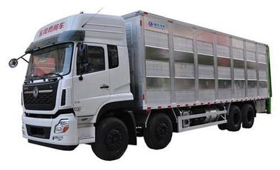 東風(fēng)天龍9.6米鋁合金畜禽運輸車 高效運輸?shù)默F(xiàn)代化解決方案